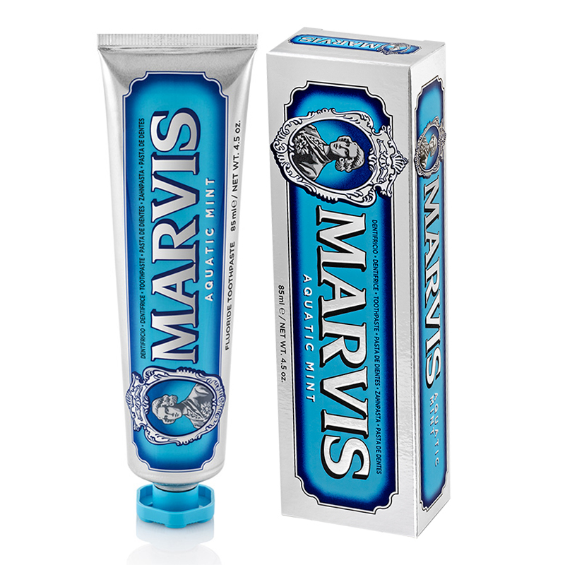 marvis玛尔仕牙膏意大利牙膏绿色亮白牙膏薄荷牙膏清新口气深层清洁
