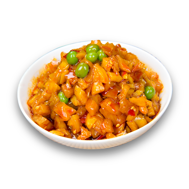 0100 评价[五仁酱丁]下饭菜萝卜干酱菜八宝菜泡菜咸菜微辣开胃豇豆