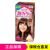 KAO花王Prettia染发剂 日本原装 黑发专用泡沫染发剂可可棕色染发膏108g