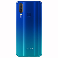 vivo U3x 3+64GB 深湖蓝 5000mAh大电池 18w双引擎闪充 全网通4G手机