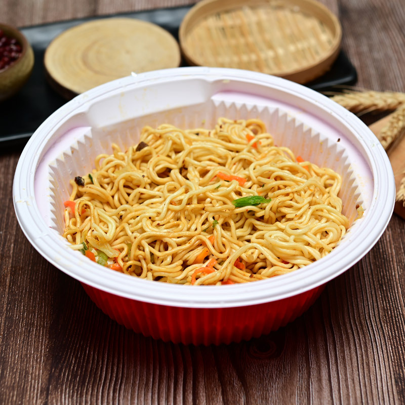 康师傅方便面干拌面12碗装盒装泡面混合口味一整箱