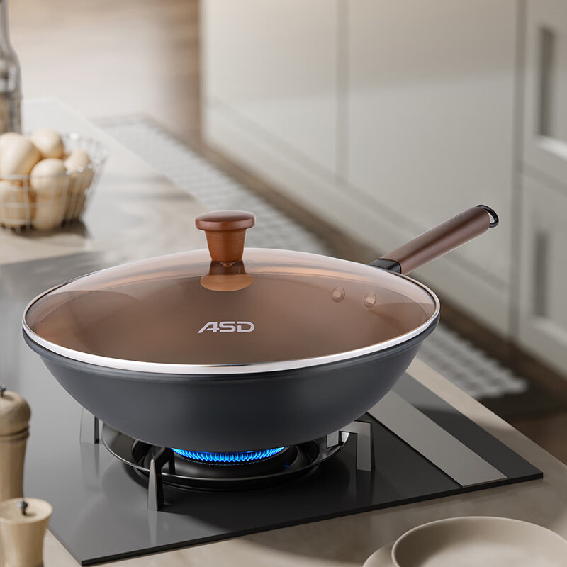 爱仕达(ASD)炒锅系列产品 CF32B12TG 32CM炒锅高清大图