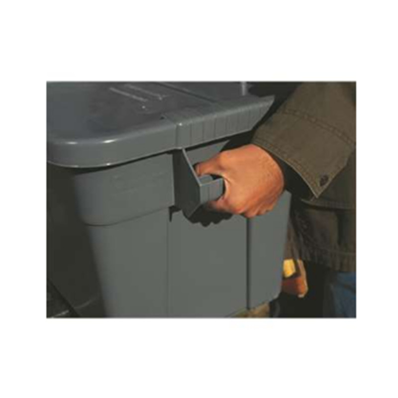 乐柏美 Rubbermaid BRUTE大型搬运箱(连盖)灰色75.7L高清大图