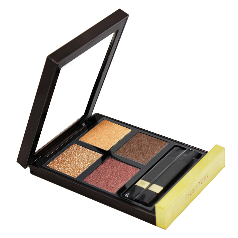 送眼影刷汤姆福特tomford幻魅四色眼影盘2610gtf眼影落日金沙盘质地