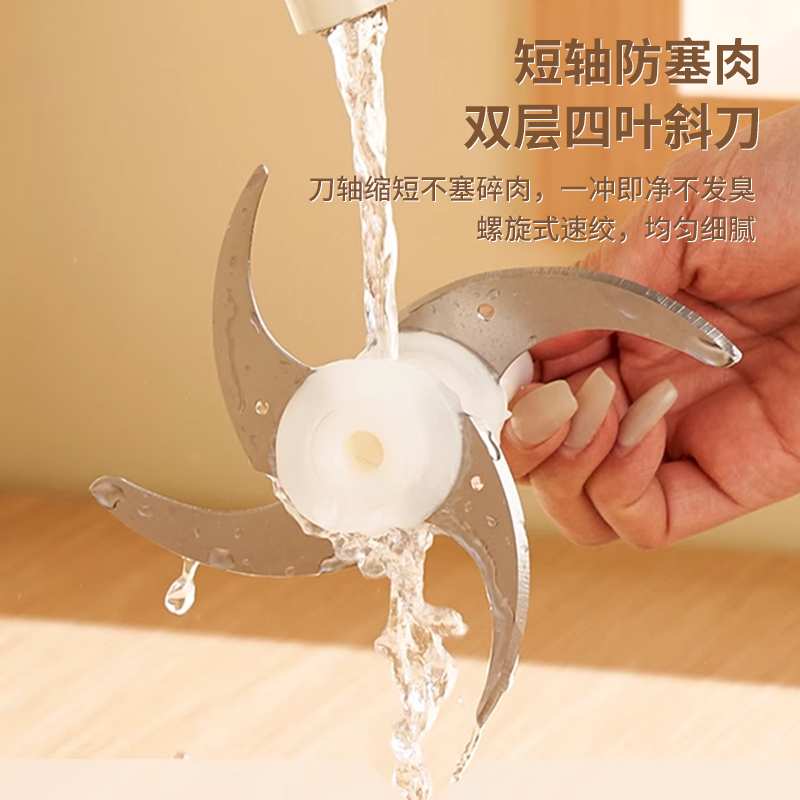 栢士德 不锈钢多能料理机绞肉机 2L BSD-JR102高清大图