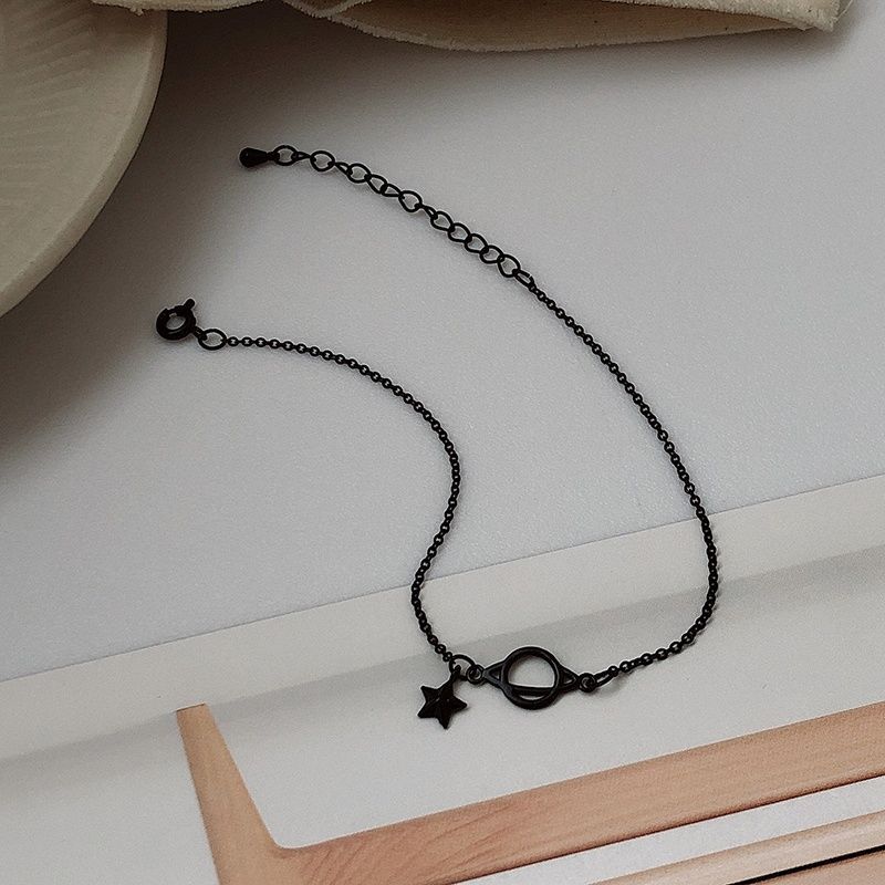 图书>艺术>设计>图书其它>黑色星球手链黑色星星手链闺蜜简约小众设计