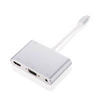 虎克 苹果X视频转换器iphone 8 同屏器转VGA投影仪HDMI转接器7 plus转接线IPAD高清投影