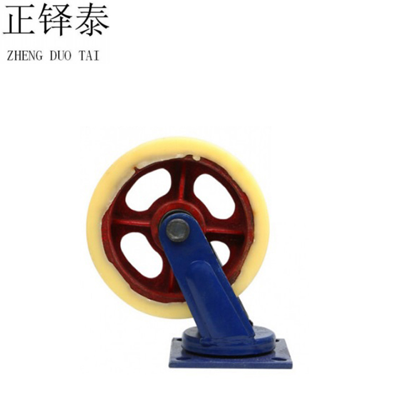正铎泰 尼龙铁芯重型万向轮10寸250mm/个高清大图