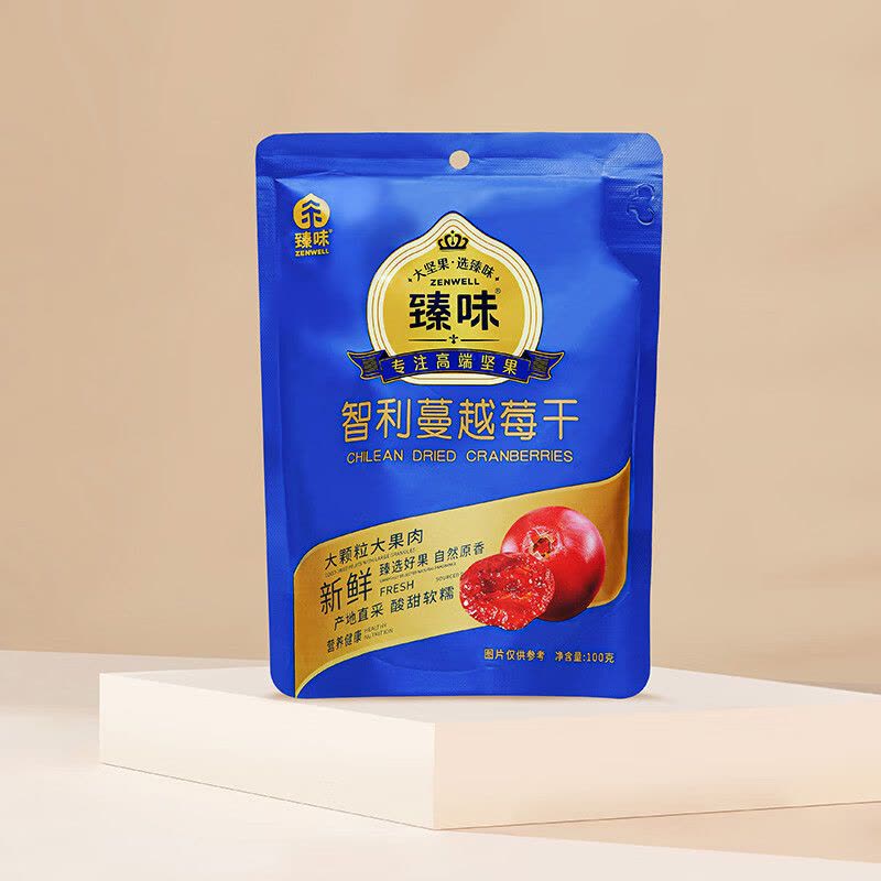 臻味 智利蔓越莓干 100g 袋图片