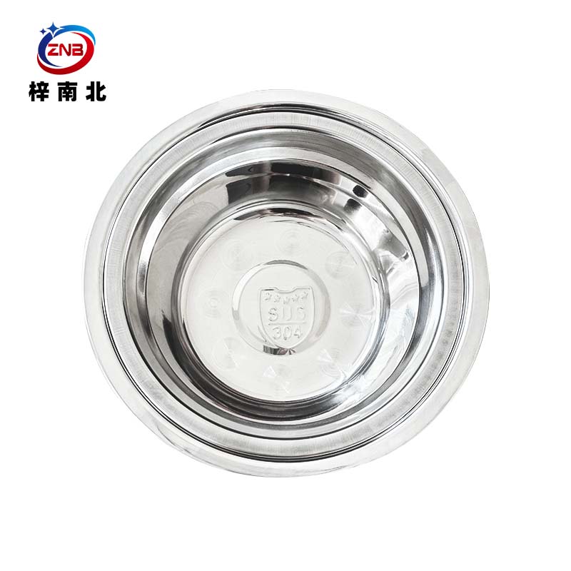 梓南北 加厚304不锈钢盆 汤盆 菜碗 20cm 个高清大图