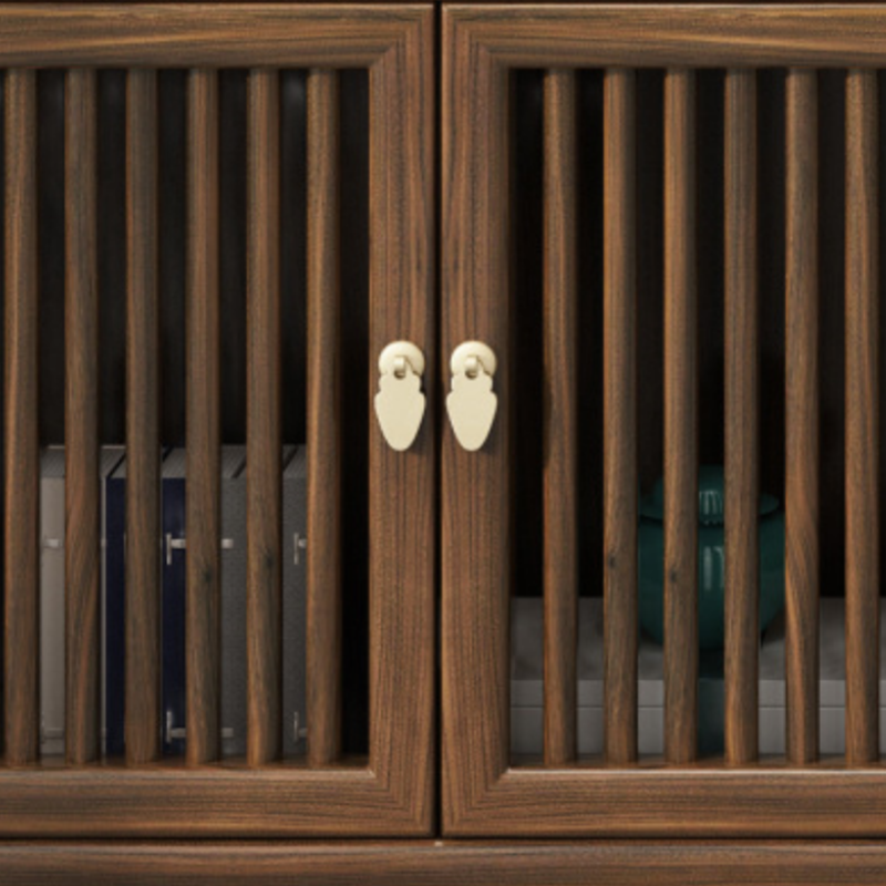 华立伟实木置物架高清大图