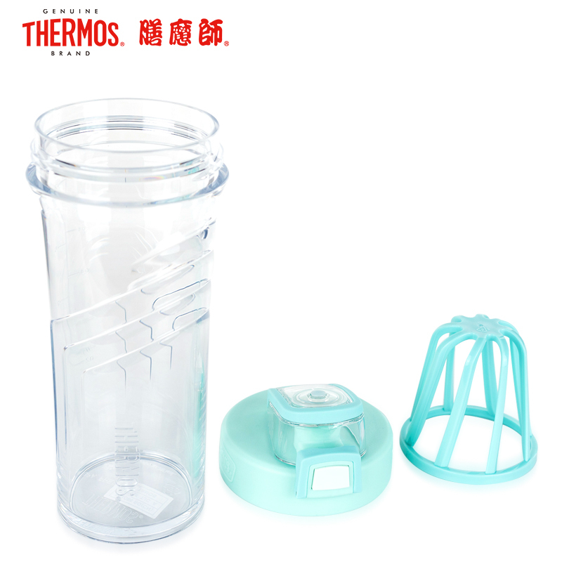 【时尚摇摇杯】（美国进口Tritan材质 膳魔师运动摇摇杯 TP4086 BG 710ml/塑料/不保温/THERMOS