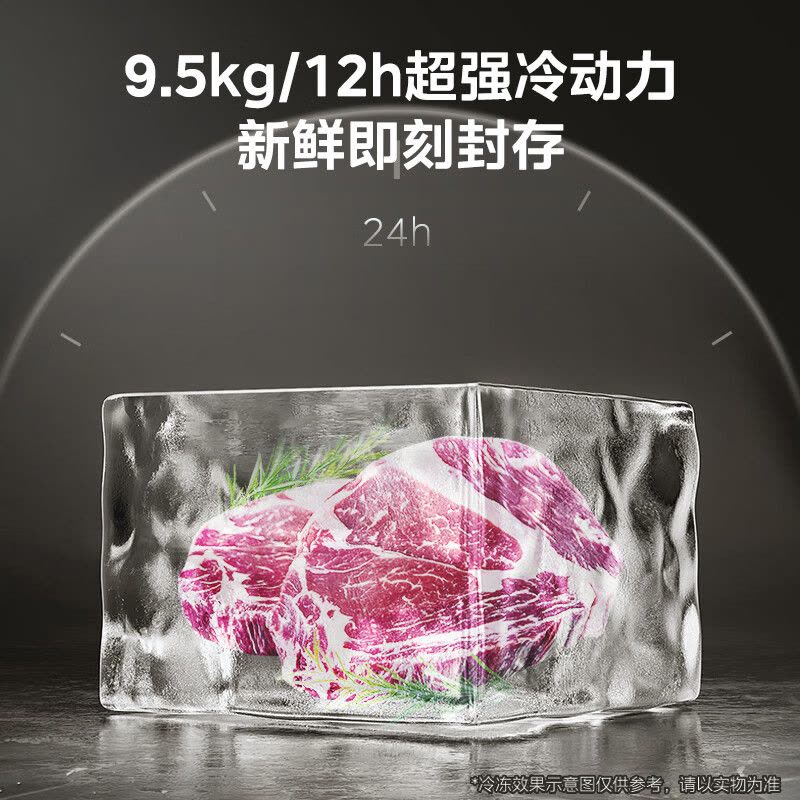 美的(Midea)家用电冰箱 智能双变频一级能效大容量对开门双开门 超薄风冷无霜净味 BCD-606WKPM(E)图片