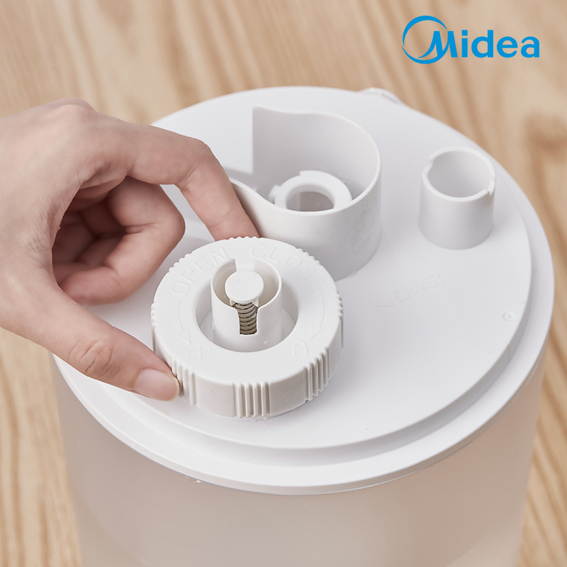 美的(Midea)加湿器 家用静音迷你香薰机高出雾大容量母婴室内空气加湿器SC-3E40 白