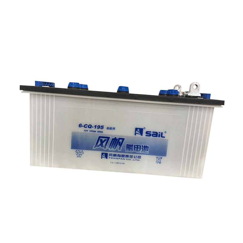 风帆电瓶蓄电池6-CQ-195S 发电机货车客卡车 船舶扁头高清大图