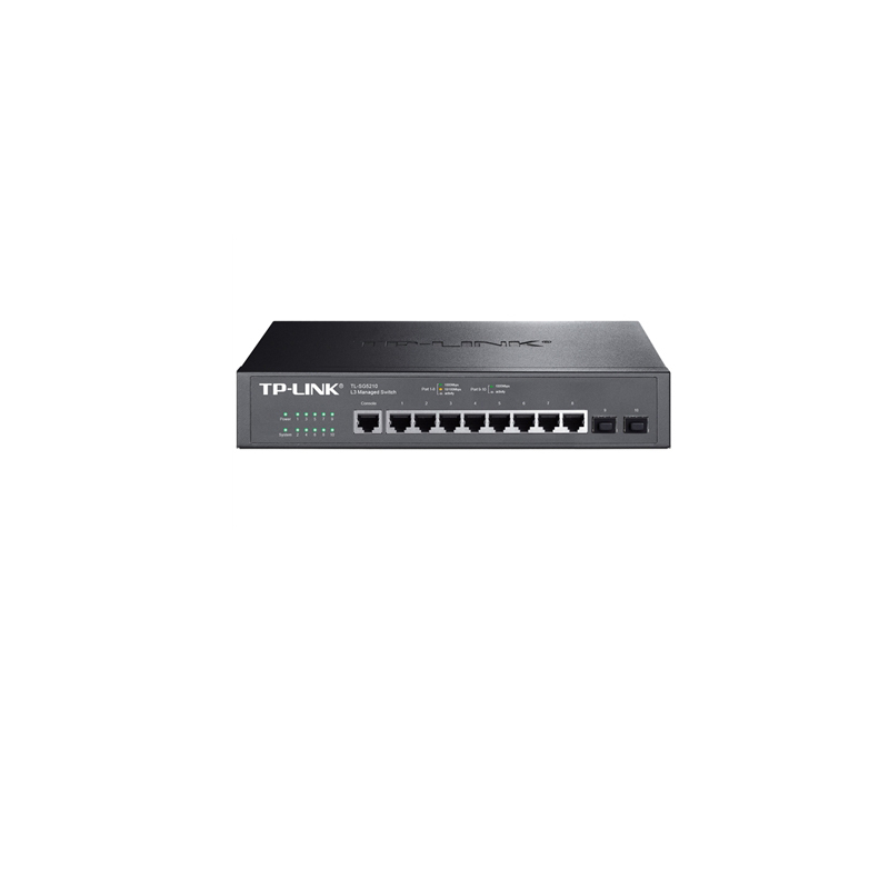 普联/TP-LINK TL-SG5210 交换设备 全千兆三层网管交换机8GE+2SF