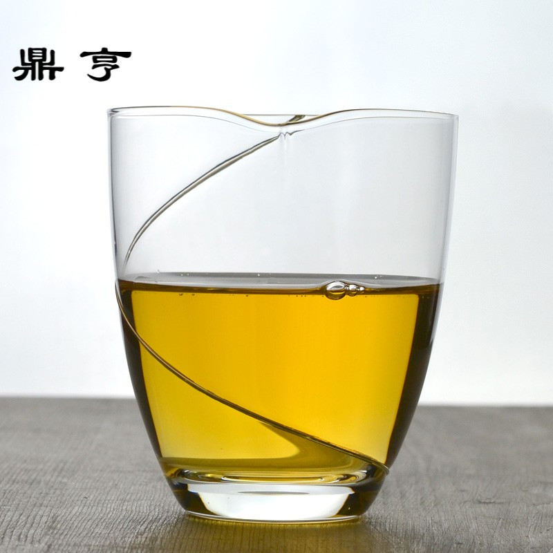 鼎亨 公道杯玻璃分茶器泡茶公杯功夫茶具耐热耐高温日式茶杯匀杯