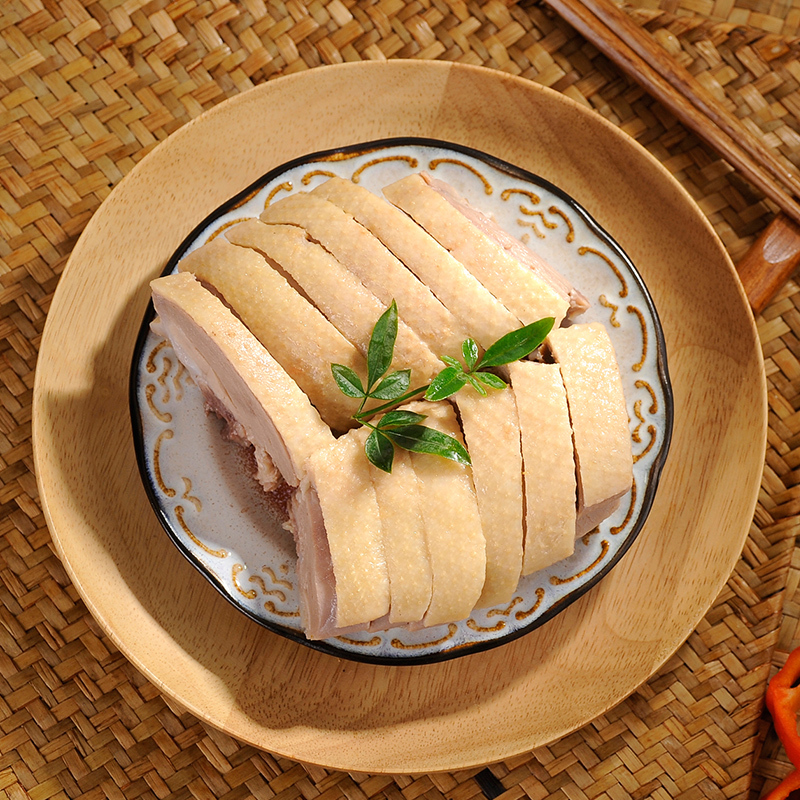 中华老字号绿柳居清真食品认证南京特产桂花风味盐水鸭整只1kg咸水鸭