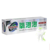 氧泡泡(Oxyaction) 氧泡泡小苏打牙膏防蛀美白去牙渍烟渍牙结石牙龈护理口气清新 100g