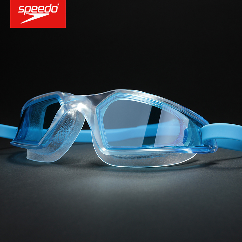 speedo速比涛泳镜防水防雾高清男女通用专业游泳装备游泳眼镜视频