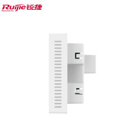 锐捷(Ruijie)无线千兆面板AP WIFI6 1800M RG-EAP162(G)接入点 白色