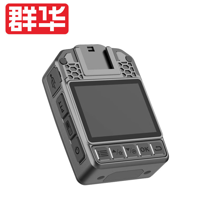 群华T2执法记录仪4K高清WIFI手机互联随身胸前微小型录音摄像取证设备32G高清大图
