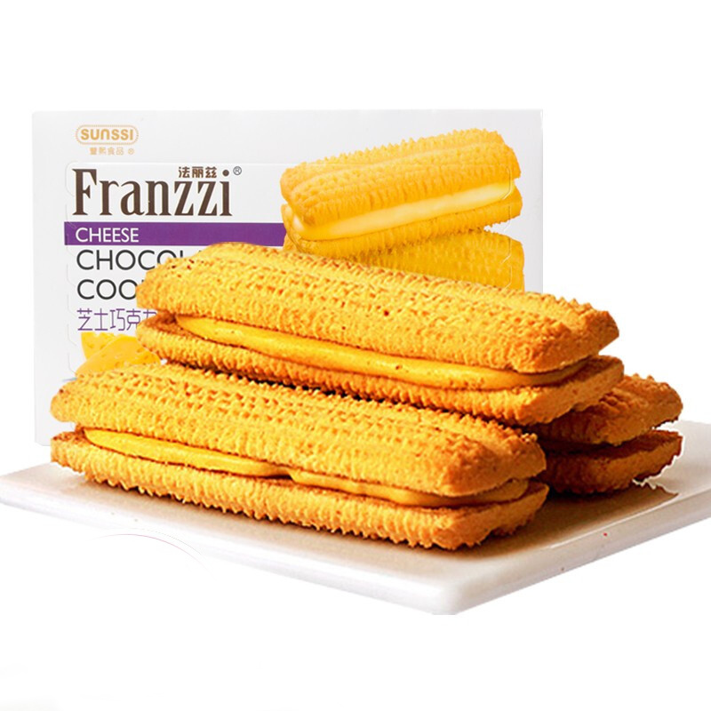 [39任选10件/69任选20件]法丽兹芝士巧克力味夹心曲奇饼干1盒58g网红