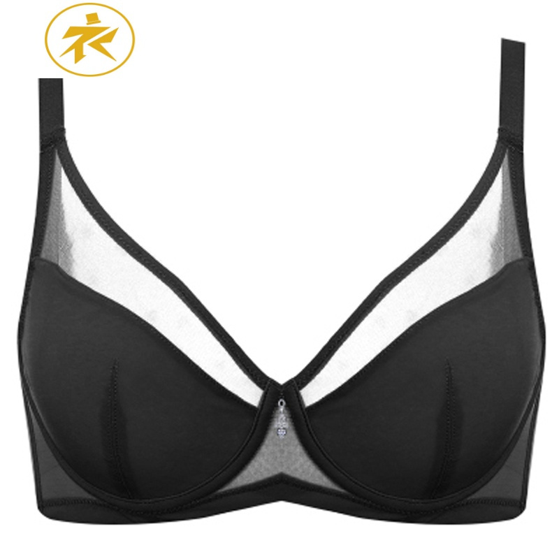 大码超薄内衣女大胸显小变小显瘦光面文胸薄款胖mm罩杯胖妹子e胸罩