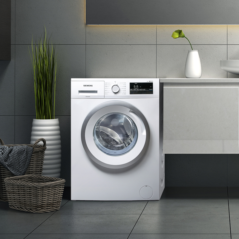 西门子(SIEMENS)XQG80-WM10N1600W 8公斤 高温煮洗除菌 变频 节能 防过敏 滚筒洗衣机(白色)