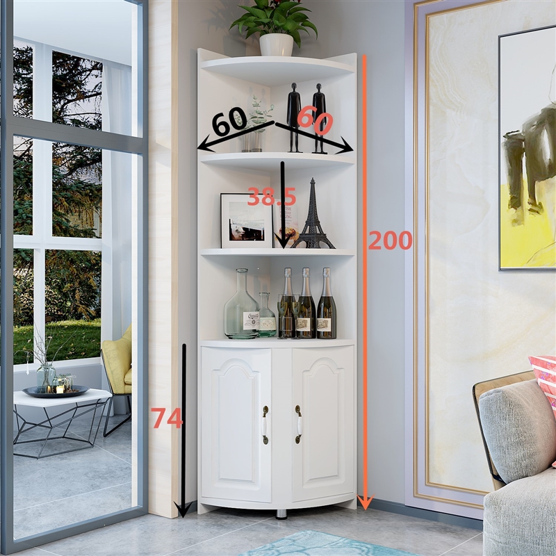 欧式客厅三角形酒柜藤印象墙角柜转角柜餐厅拐角柜圆弧储物家用角柜