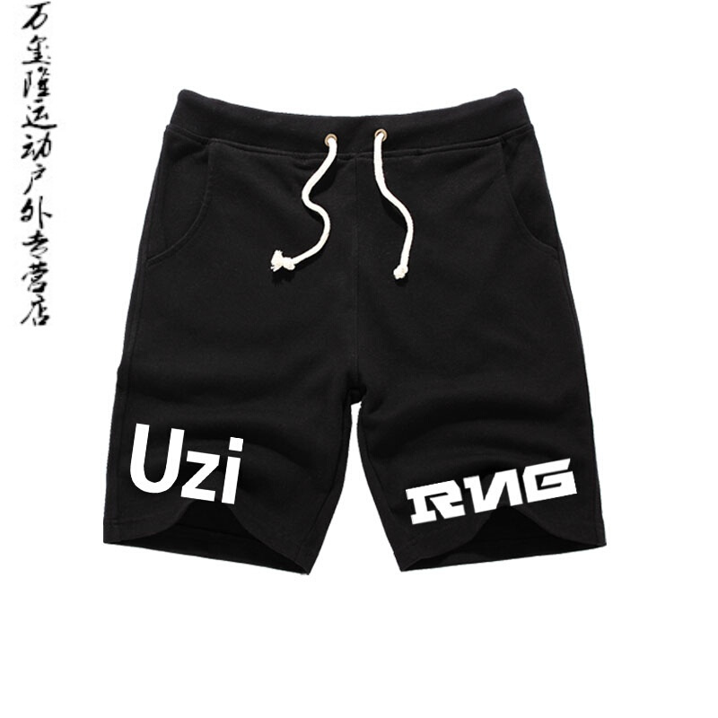 LOL周边衣服RNG战队短裤夏季五分裤男休闲潮