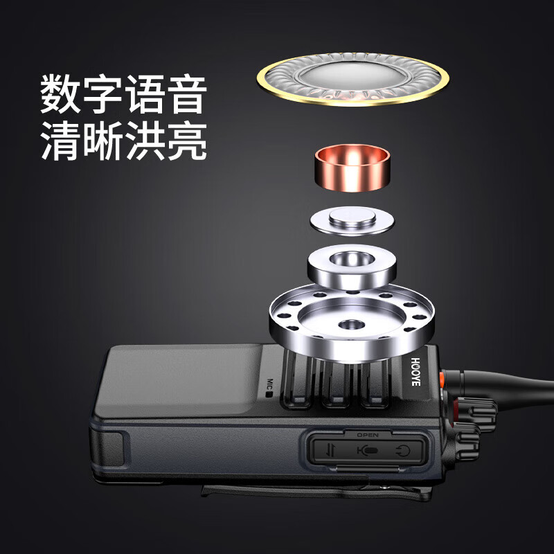 豪艺(HooYe)HD680EX数字防爆对讲机 数模两用 IIBT4防爆安全使用石油化工天然气煤矿救援专业手台高清大图