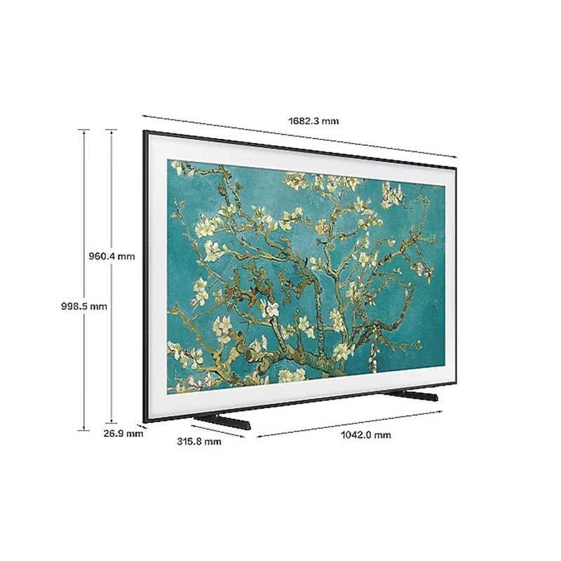 三星画壁电视 QA75LS03CAJXXZ 75英寸 画壁融入屏QLED量子点4K超高清液晶电视机 艺术电视