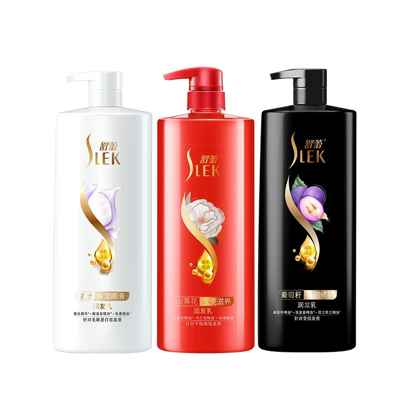 舒蕾(SLEK) 舒蕾山茶花莹亮滋养护发素润发乳500ml+ 舒蕾蚕丝保湿顺滑护发素润发乳500ml