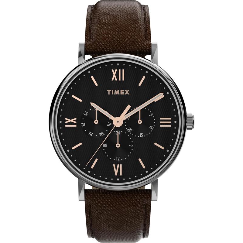 TIMEXSouthview系列手表 时尚休闲三眼计时石英男表高清大图