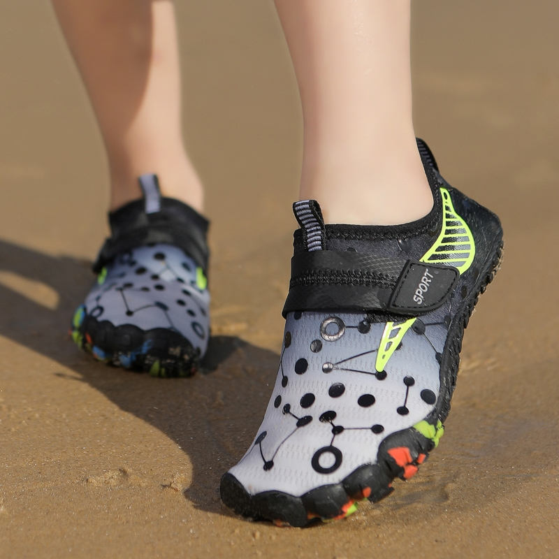 古达儿童沙滩鞋防沙赶海专用礁石鞋速干涉水溯溪户外跳绳攀岩防滑袜鞋