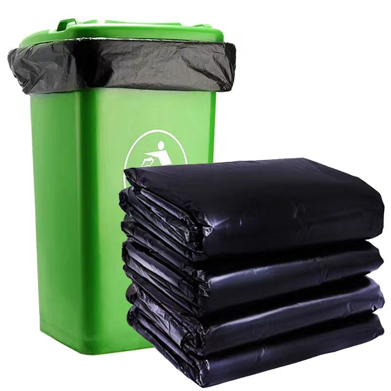 德力彩 加厚垃圾袋 黑色90*110cm 个高清大图
