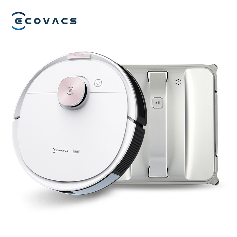 科沃斯(Ecovacs)扫地机器人地宝T8 Max+W83S窗宝套餐 家用吸尘器 扫擦搭档