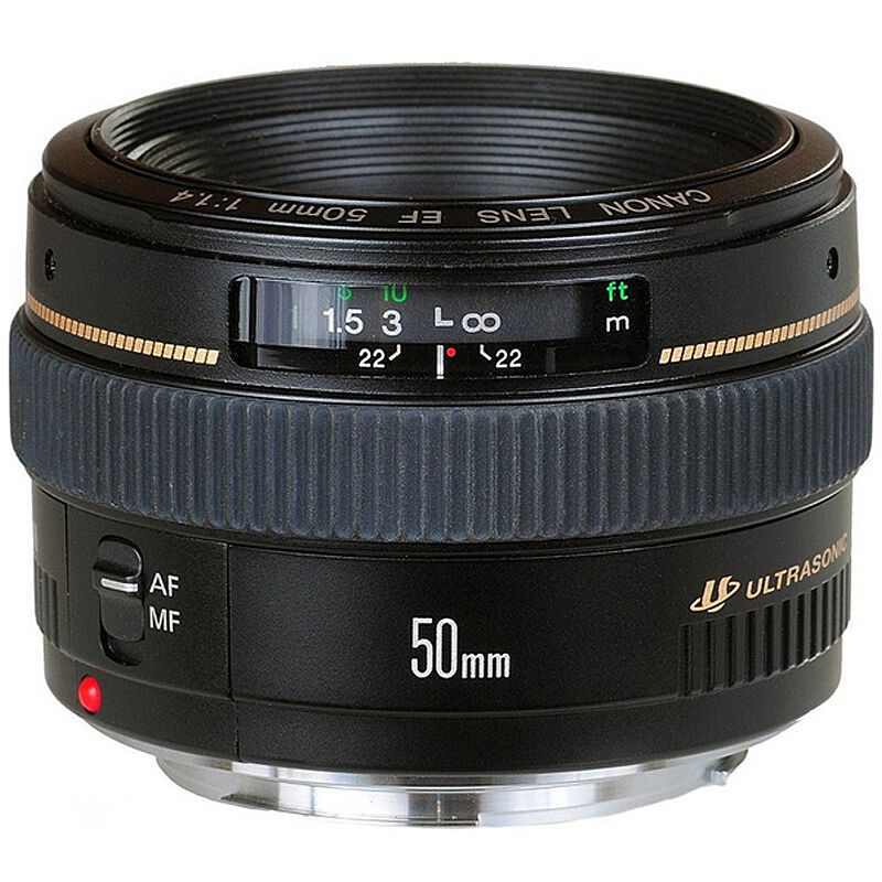 佳能(Canon) EF 50mm F1.4 USM 定焦镜头 适用数码相机