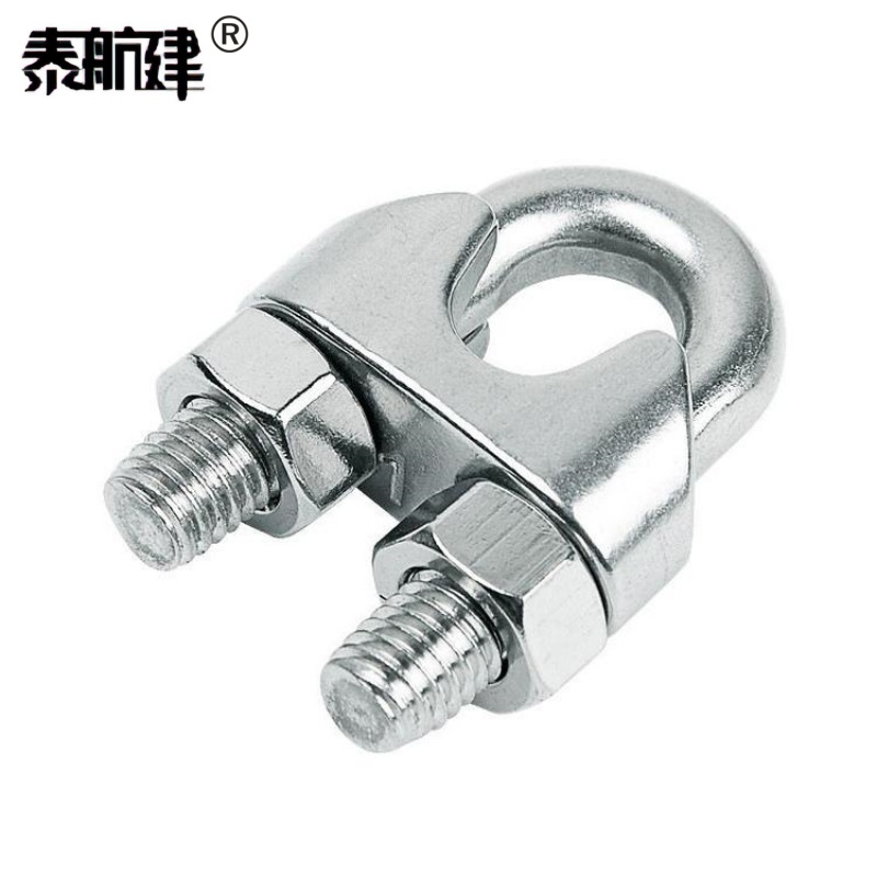 泰航建 钢丝绳卡头U型夹 镀锌/M12 个 银色 12cm