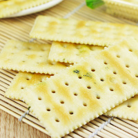 Totaste土斯酵母香葱味苏打饼干350g 办公休闲咸味梳打饼干零食品