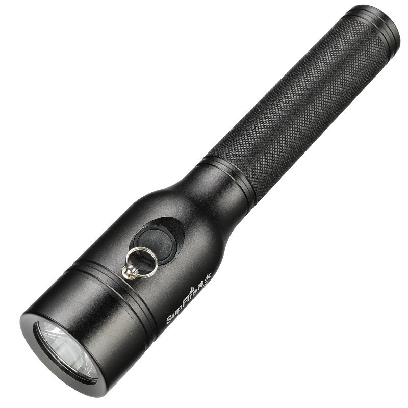 神火 专业EX手电筒 D6 铝合金 3W 充电型 205*43*26mm 含充电器(套)