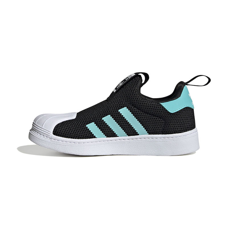 中童adidasoriginalssuperstar360低帮儿童板鞋黑蓝if5920