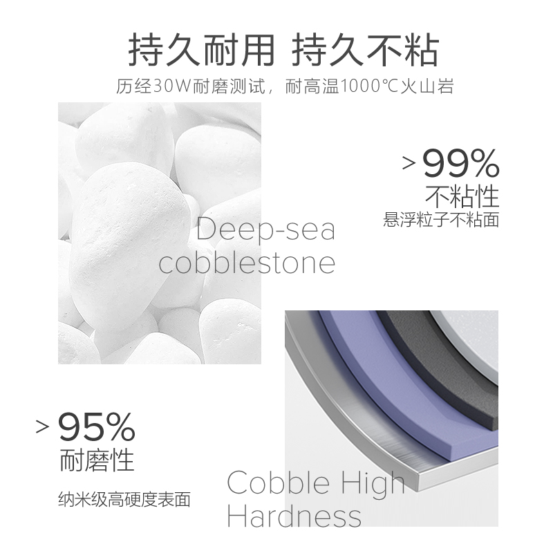 温仑山鹅卵石不粘汤锅 24cm VE006-24W02.高清大图