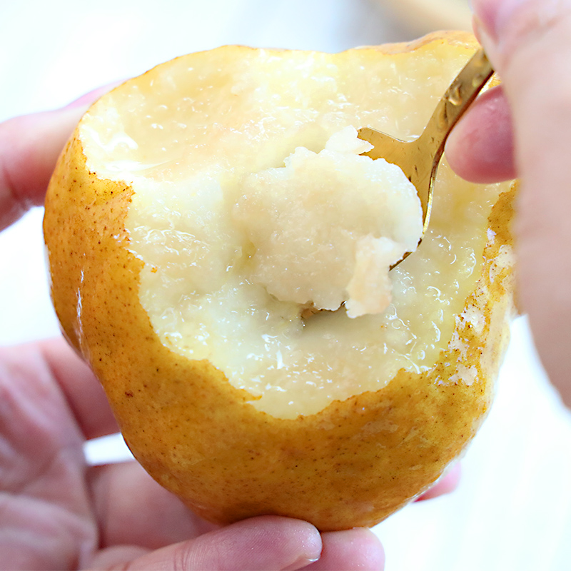 [苏鲜生]山东中华丑梨 泡沫箱 净重8.5斤 大果 单果80-85mm 单果中华太婆梨莱阳现摘啤梨软梨子新鲜高清大图