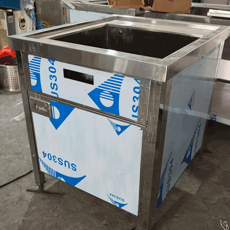 华夏京铁城 不锈钢清洁柜 600*700*1200mm高清大图