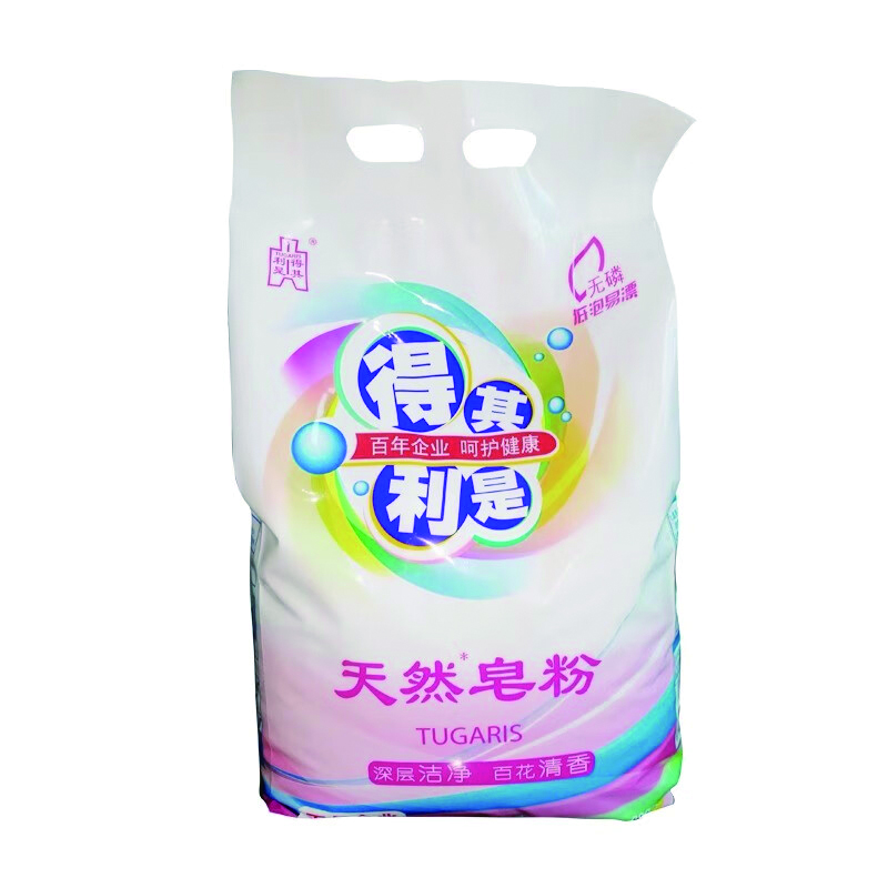得其利是HWPO16 天然皂粉1.518kg(计价单位:袋) 白色