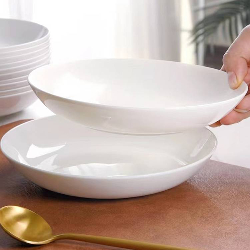 铁斯特 骨瓷餐具 饭盘 深盘 TST-G007(9寸)高清大图