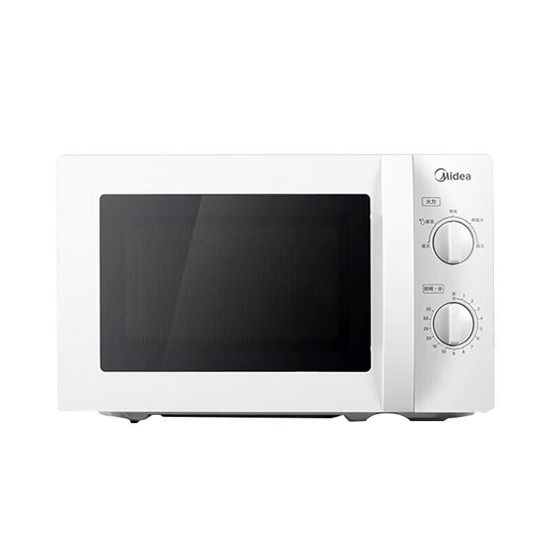 美的(Midea)微波炉 20L 35min定时 360°转盘式加热 五档火力 700W火力 MM721NG1-PS