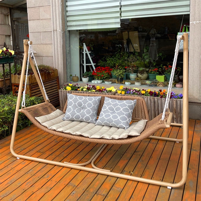 户外秋千吊椅魅扣阳台荡秋千秋千床别墅吊床家用室外摇椅庭院秋千参数